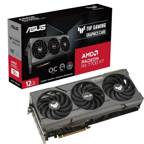 Asus TUF Gaming Radeon RX 7700 XT OC 12GB GDDR6 Ekran Kartı